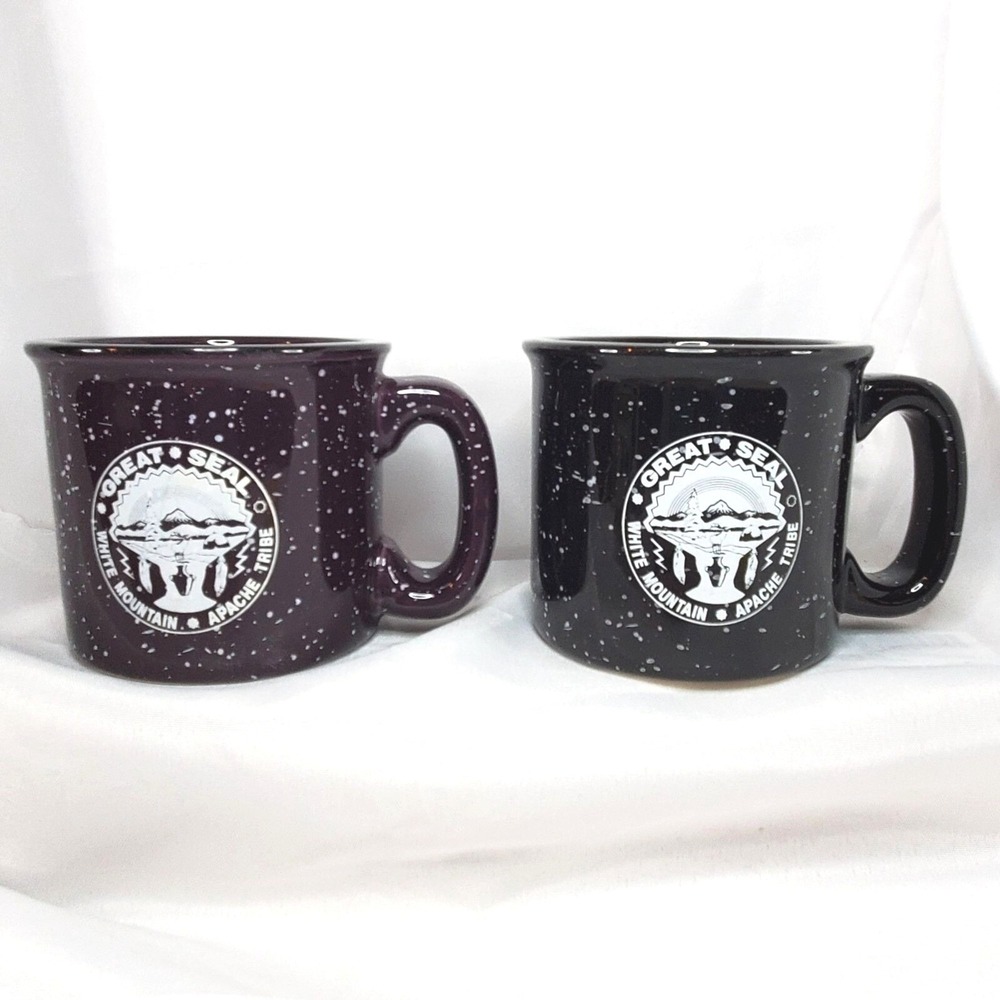 Hon-dah Resort Casino 2 Mugs Great Seal Of‎ White Mountain Apache Tribe
